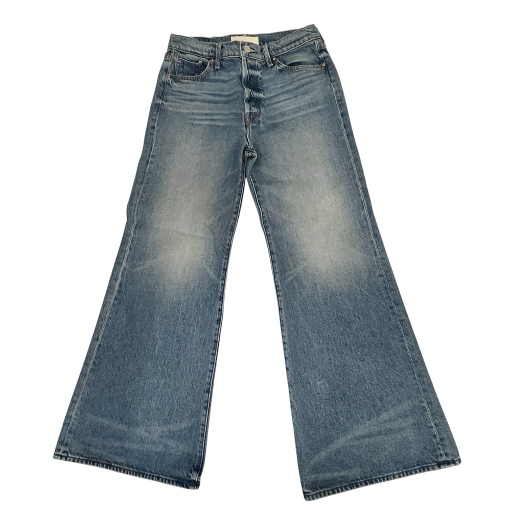 Mother Tomcat Roller Wide Leg Flare Jeans Pretty Is As Pretty Does Size 30